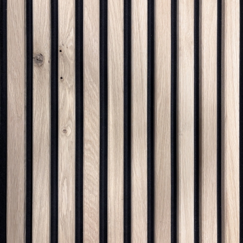 Detailansicht Akustikpaneel Eiche